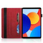 For Xiaomi Redmi Pad SE 8.7 4G Tree Life Series Embossed Leather Tablet Case(Red) - 3