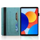 For Xiaomi Redmi Pad SE 8.7 4G Tree Life Series Embossed Leather Tablet Case(Lake Blue) - 3