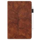 For Xiaomi Redmi Pad SE 8.7 4G Tree Life Series Embossed Leather Tablet Case(Brown) - 2