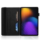 For Xiaomi Pad 7 / 7 Pro Tree Life Series Embossed Leather Tablet Case(Black) - 3