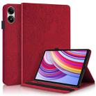 For Xiaomi Redmi Pad SE 11 2025 Tree Life Series Embossed Leather Tablet Case(Red) - 1