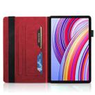 For Xiaomi Redmi Pad SE 11 2025 Tree Life Series Embossed Leather Tablet Case(Red) - 3