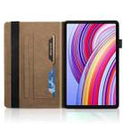 For Xiaomi Redmi Pad SE 11 2025 Tree Life Series Embossed Leather Tablet Case(Brown) - 3