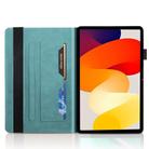 For Xiaomi Redmi K Pad Tree Life Series Embossed Leather Tablet Case(Lake Blue) - 3