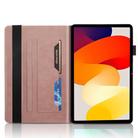 For Xiaomi Redmi K Pad Tree Life Series Embossed Leather Tablet Case(Rose Gold) - 3