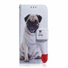 For Motorola Edge 50 Ultra Coloured Drawing Flip Leather Phone Case(Pug) - 3