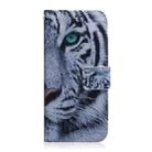 For Motorola Moto G04s / Moto E14 Coloured Drawing Flip Leather Phone Case(Tiger) - 2