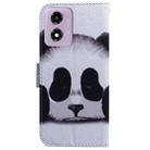 For Motorola Moto G04s / Moto E14 Coloured Drawing Flip Leather Phone Case(Panda) - 3