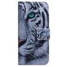 For Motorola Edge 50 Neo 5G Global Coloured Drawing Flip Leather Phone Case(Tiger) - 2