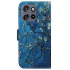 For Motorola Edge 50 Neo 5G Global Coloured Drawing Flip Leather Phone Case(Apricot) - 3