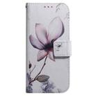 For Motorola Moto G15 Coloured Drawing Flip Leather Phone Case(Magnolia) - 2