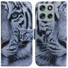 For Motorola Moto G56 5G / G66j 5G / G66y 5G Coloured Drawing Flip Leather Phone Case(Tiger) - 1