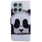 For Motorola Moto G56 5G / G66j 5G / G66y 5G Coloured Drawing Flip Leather Phone Case(Panda) - 3