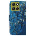 For Motorola Moto G86 5G Coloured Drawing Flip Leather Phone Case(Apricot) - 3