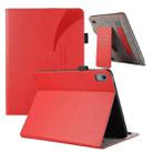 For Lenovo Tab P11 / Xiaoxin Pad Plus Litchi Texture Leather Sucker Tablet Case(Red) - 1