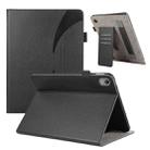 For Lenovo Tab P11 / Xiaoxin Pad Plus Litchi Texture Leather Sucker Tablet Case(Black) - 1