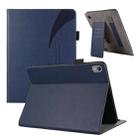 For Lenovo Tab P11 / Xiaoxin Pad Plus Litchi Texture Leather Sucker Tablet Case(Dark Blue) - 1