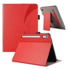 For Lenovo Pad Pro 11.2 2022 Litchi Texture Leather Sucker Tablet Case(Red) - 1