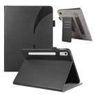 For Lenovo Pad Pro 11.2 2022 Litchi Texture Leather Sucker Tablet Case(Black) - 1