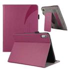 For Lenovo Xiaoxin P11 Pro 10.5 Litchi Texture Leather Sucker Tablet Case(Purple) - 1