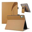 For Lenovo Pad Pro 11.5 2023 Litchi Texture Leather Sucker Tablet Case(Brown) - 1