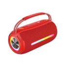 T&G X360 20W RGB Colorful Bluetooth Speaker Portable Outdoor 3D Stereo Speaker(Red) - 1