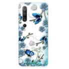 For Xiaomi Mi 10 5G Shockproof Painted TPU Protective Case(Chrysanthemum Butterfly) - 1