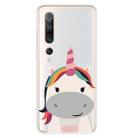 For Xiaomi Mi 10 5G Shockproof Painted TPU Protective Case(Fat Unicorn) - 1