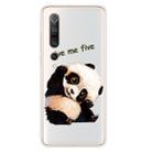 For Xiaomi Mi 10 5G Shockproof Painted TPU Protective Case(Fighting Panda) - 1