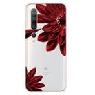 For Xiaomi Mi 10 Pro 5G Shockproof Painted TPU Protective Case(Red Flower) - 1