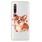 For Xiaomi Mi 10 Pro 5G Shockproof Painted TPU Protective Case(Love Corgi) - 1