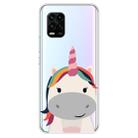 For Xiaomi Mi 10 Lite 5G Shockproof Painted TPU Protective Case(Fat Unicorn) - 1