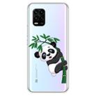 For Xiaomi Mi 10 Lite 5G Shockproof Painted TPU Protective Case(Bamboo Panda) - 1