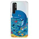 For Xiaomi Mi Note 10 Lite Shockproof Painted TPU Protective Case(Whale Seabed) - 1