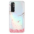 For Xiaomi Mi Note 10 Lite Shockproof Painted TPU Protective Case(Cherry Blossoms) - 1