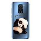 For Xiaomi Redmi 10X 4G / Redmi Note 9 Shockproof Painted TPU Protective Case(Fighting Panda) - 1