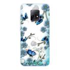 For Xiaomi Redmi 10X 5G Shockproof Painted TPU Protective Case(Chrysanthemum Butterfly) - 1