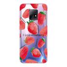 For Xiaomi Redmi 10X 5G Shockproof Painted TPU Protective Case(Strawberry) - 1