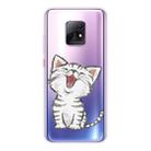For Xiaomi Redmi 10X 5G Shockproof Painted TPU Protective Case(Laughing Cat) - 1