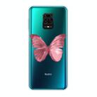 For Xiaomi Redmi Note 9S Shockproof Painted TPU Protective Case(Red Butterfly) - 1