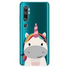 For Xiaomi Mi CC9 Pro Shockproof Painted TPU Protective Case(Fat Unicorn) - 1