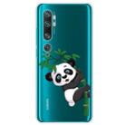 For Xiaomi Mi CC9 Pro Shockproof Painted TPU Protective Case(Bamboo Panda) - 1