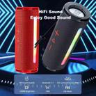 T&G TG374 Portable 3D Stereo Bluetooth Speaker Subwoofer Support FM / TF Card / RGB Light(Red) - 8
