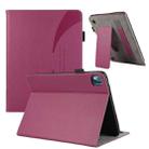 For Nokia T10 8.0 Litchi Texture Leather Sucker Tablet Case(Purple) - 1