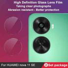 For Huawei nova 11 SE 2 PCS/Set IMAK HD Glass Rear Camera Lens Film - 2