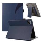 For Xiaomi Pad 6 / 6 Pro Litchi Texture Leather Sucker Tablet Case(Dark Blue) - 1