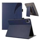For Xiaomi Pad 5 / 5 Pro Litchi Texture Leather Sucker Tablet Case(Dark Blue) - 1