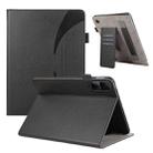 For Xiaomi Redmi Pad 10.6 2022 Litchi Texture Leather Sucker Tablet Case(Black) - 1