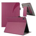 For Huawei MatePad SE 10.4 Litchi Texture Leather Sucker Tablet Case(Purple) - 1