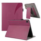 For Huawei MediaPad M5 10 Pro Litchi Texture Leather Sucker Tablet Case(Purple) - 1